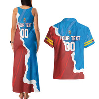 Custom Baseball Venezuela Couples Matching Tank Maxi Dress and Hawaiian Shirt Go Champions Grunge Style - Wonder Print Shop