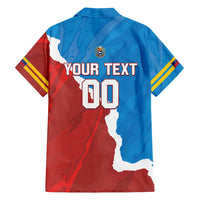 Custom Baseball Venezuela Family Matching Off Shoulder Short Dress and Hawaiian Shirt Go Champions Grunge Style - Wonder Print Shop