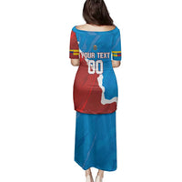 Custom Baseball Venezuela Family Matching Puletasi and Hawaiian Shirt Go Champions Grunge Style - Wonder Print Shop