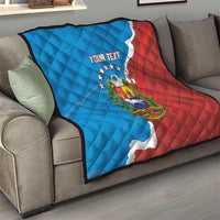 Custom Baseball Venezuela Quilt Go Champions Grunge Style - Wonder Print Shop