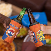 Custom Baseball Netherlands 4 in 1 Can Cooler Tumbler Go Champions Sporty Style - Wonder Print Shop