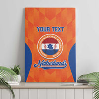 Custom Baseball Netherlands Canvas Wall Art Go Champions Sporty Style - Wonder Print Shop