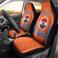 Custom Baseball Netherlands Car Seat Cover Go Champions Sporty Style - Wonder Print Shop