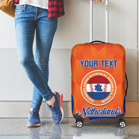 Custom Baseball Netherlands Luggage Cover Go Champions Sporty Style - Wonder Print Shop