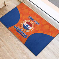 Custom Baseball Netherlands Rubber Doormat Go Champions Sporty Style - Wonder Print Shop