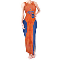 Custom Baseball Netherlands Tank Maxi Dress Go Champions Sporty Style - Wonder Print Shop