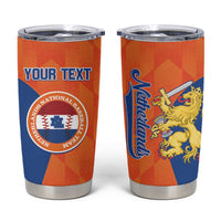 Custom Baseball Netherlands Tumbler Cup Go Champions Sporty Style - Wonder Print Shop
