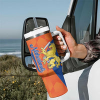 Custom Baseball Netherlands Tumbler With Handle Go Champions Sporty Style - Wonder Print Shop