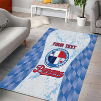 Custom Baseball Panama Area Rug Go Champions Sporty Style - Wonder Print Shop