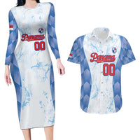 Custom Baseball Panama Couples Matching Long Sleeve Bodycon Dress and Hawaiian Shirt Go Champions Sporty Style - Wonder Print Shop