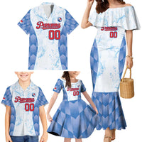 Custom Baseball Panama Family Matching Mermaid Dress and Hawaiian Shirt Go Champions Sporty Style - Wonder Print Shop