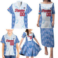 Custom Baseball Panama Family Matching Puletasi and Hawaiian Shirt Go Champions Sporty Style - Wonder Print Shop