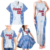 Custom Baseball Panama Family Matching Tank Maxi Dress and Hawaiian Shirt Go Champions Sporty Style - Wonder Print Shop