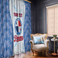 Custom Baseball Panama Window Curtain Go Champions Sporty Style - Wonder Print Shop