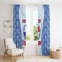 Custom Baseball Panama Window Curtain Go Champions Sporty Style - Wonder Print Shop