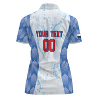 Custom Baseball Panama Women Polo Shirt Go Champions Sporty Style - Wonder Print Shop