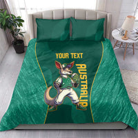 Custom Baseball Australia Bedding Set Go Champions - Aussie Kangaroo Mascot - Wonder Print Shop