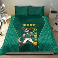 Custom Baseball Australia Bedding Set Go Champions - Aussie Kangaroo Mascot - Wonder Print Shop