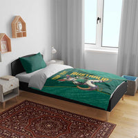 Custom Baseball Australia Bedding Set Go Champions - Aussie Kangaroo Mascot - Wonder Print Shop
