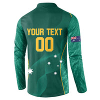 Custom Baseball Australia Button Sweatshirt Go Champions - Aussie Kangaroo Mascot - Wonder Print Shop