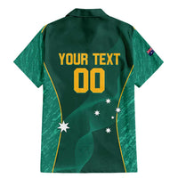 Custom Baseball Australia Family Matching Mermaid Dress and Hawaiian Shirt Go Champions - Aussie Kangaroo Mascot - Wonder Print Shop