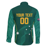 Custom Baseball Australia Family Matching Tank Maxi Dress and Hawaiian Shirt Go Champions - Aussie Kangaroo Mascot - Wonder Print Shop