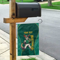 Custom Baseball Australia Garden Flag Go Champions - Aussie Kangaroo Mascot - Wonder Print Shop