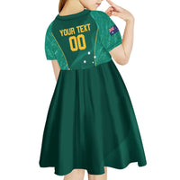 Custom Baseball Australia Kid Short Sleeve Dress Go Champions - Aussie Kangaroo Mascot - Wonder Print Shop