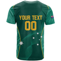 Custom Baseball Australia T Shirt Go Champions - Aussie Kangaroo Mascot - Wonder Print Shop