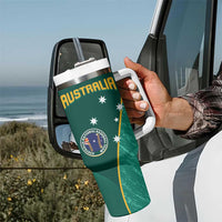 Custom Baseball Australia Tumbler With Handle Go Champions - Aussie Kangaroo Mascot - Wonder Print Shop