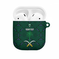 Custom Saudi Arabia Football AirPods Case 2026 Arabian Falcons Sporty Version - Wonder Print Shop