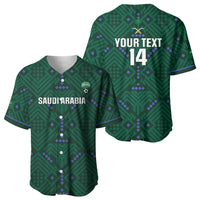 Custom Saudi Arabia Football Baseball Jersey 2026 Arabian Falcons Sporty Version - Wonder Print Shop