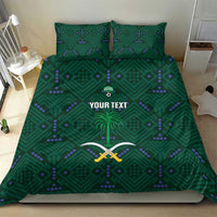 Custom Saudi Arabia Football Bedding Set 2026 Arabian Falcons Sporty Version - Wonder Print Shop