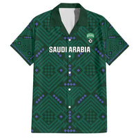 Custom Saudi Arabia Football Hawaiian Shirt 2026 Arabian Falcons Sporty Version - Wonder Print Shop
