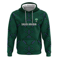 Custom Saudi Arabia Football Hoodie 2026 Arabian Falcons Sporty Version - Wonder Print Shop