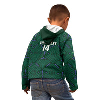 Custom Saudi Arabia Football Kid Hoodie 2026 Arabian Falcons Sporty Version - Wonder Print Shop