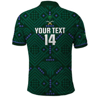 Custom Saudi Arabia Football Polo Shirt 2026 Arabian Falcons Sporty Version - Wonder Print Shop