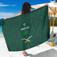 Custom Saudi Arabia Football Sarong 2026 Arabian Falcons Sporty Version - Wonder Print Shop