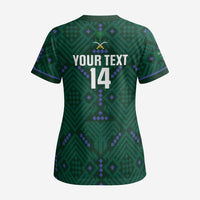 Custom Saudi Arabia Football Scrub Top 2026 Arabian Falcons Sporty Version - Wonder Print Shop
