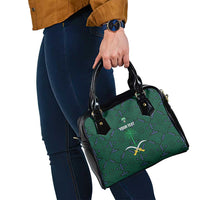 Custom Saudi Arabia Football Shoulder Handbag 2026 Arabian Falcons Sporty Version - Wonder Print Shop