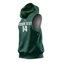 Custom Saudi Arabia Football Sleeveless Hoodie 2026 Arabian Falcons Sporty Version - Wonder Print Shop