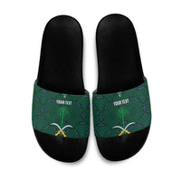 Custom Saudi Arabia Football Slide Sandals 2026 Arabian Falcons Sporty Version - Wonder Print Shop