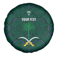 Custom Saudi Arabia Football Spare Tire Cover 2026 Arabian Falcons Sporty Version - Wonder Print Shop