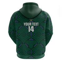 Custom Saudi Arabia Football Zip Hoodie 2026 Arabian Falcons Sporty Version - Wonder Print Shop