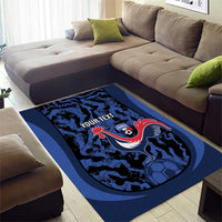 Custom France Football Area Rug 2026 Allez Les Bleus Rooster Grunge - Wonder Print Shop