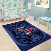 Custom France Football Area Rug 2026 Allez Les Bleus Rooster Grunge - Wonder Print Shop