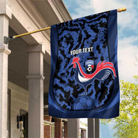 Custom France Football Garden Flag 2026 Allez Les Bleus Rooster Grunge - Wonder Print Shop
