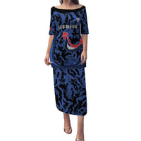 Custom France Football Puletasi 2026 Allez Les Bleus Rooster Grunge - Wonder Print Shop