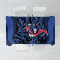 Custom France Football Tablecloth 2026 Allez Les Bleus Rooster Grunge - Wonder Print Shop