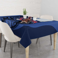 Custom France Football Tablecloth 2026 Allez Les Bleus Rooster Grunge - Wonder Print Shop
